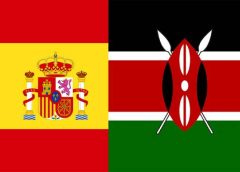 Kenya - Spain flag